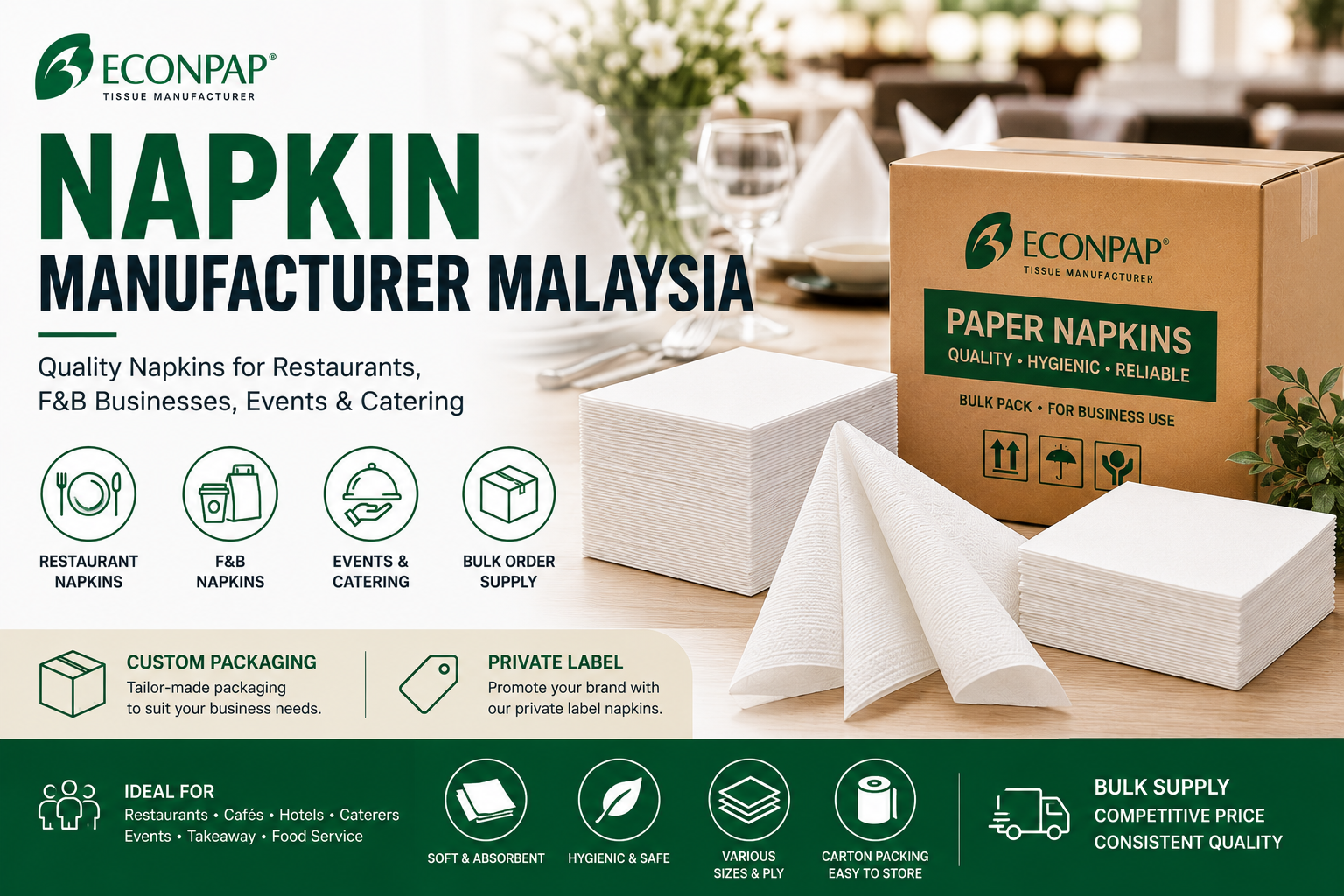 Napkin Manufacturer Malaysia