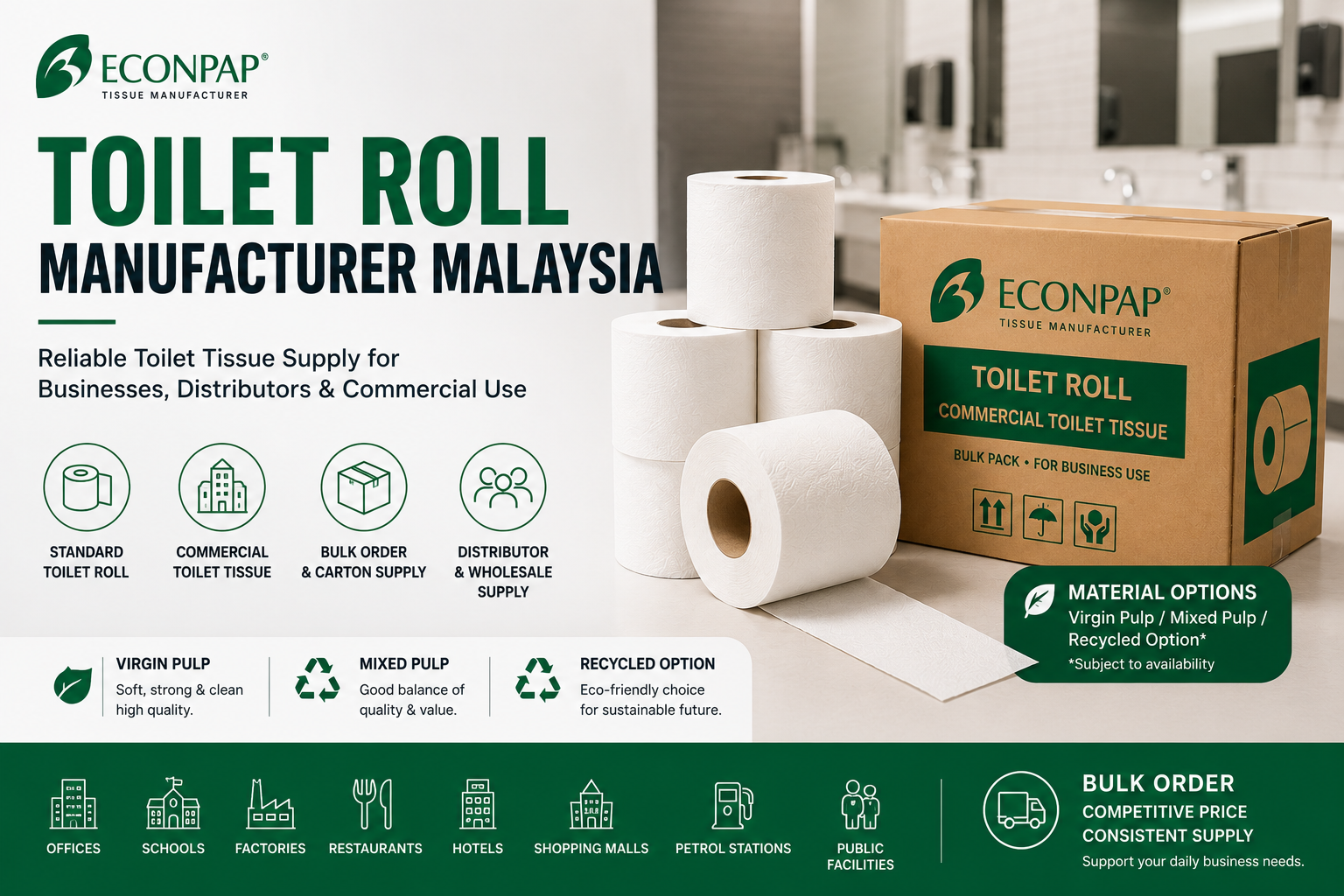 Toilet Roll Manufacturer Malaysia